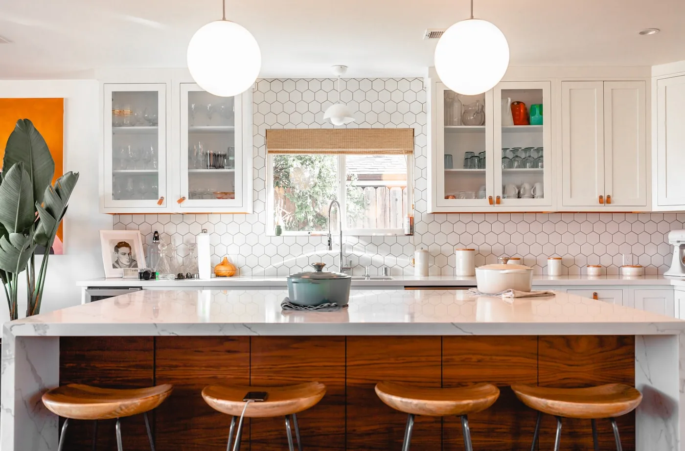 A bright kitchen representing a completed home